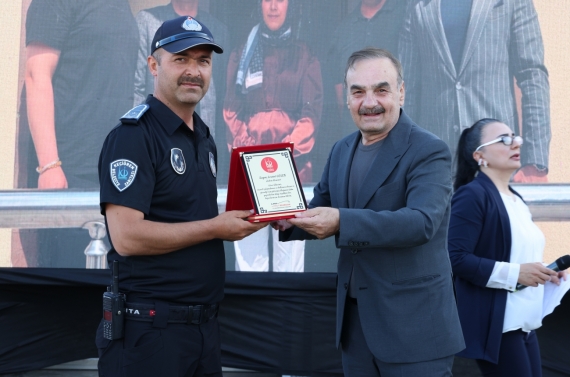 Keçiören Zabıtasına başarı belgesi