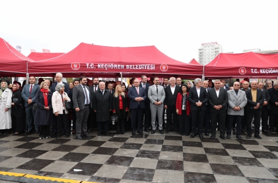 Keçiören’de Atatürk anılarak Cumhuriyet Bayramı kutlandı