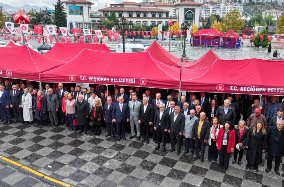Keçiören’de Atatürk anılarak Cumhuriyet Bayramı kutlandı