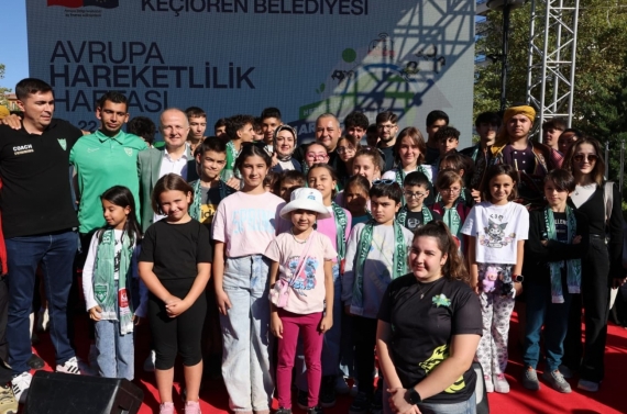 Keçiören’de Avrupa Hareketlilik Haftası coşkusu yaşandı