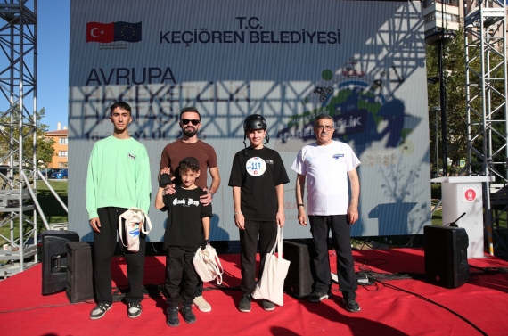 Keçiören’de Avrupa Hareketlilik Haftası coşkusu yaşandı