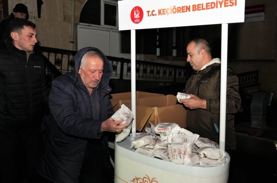 Keçiören’de Berat Kandili paylaşmayla taçlandı