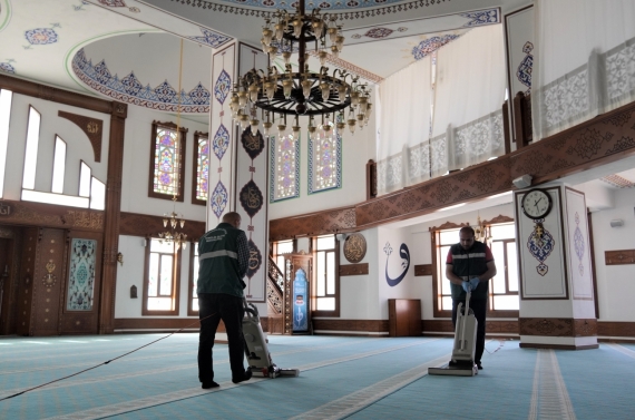 Keçiören’de camiler Ramazan bayramına hazır