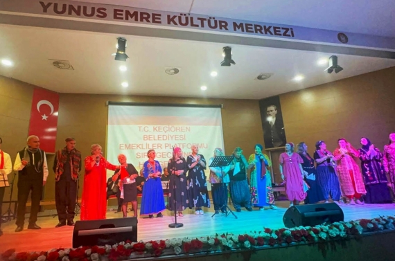 Keçiören’de Emekliler Platformu’ndan sıra gecesi coşkusu