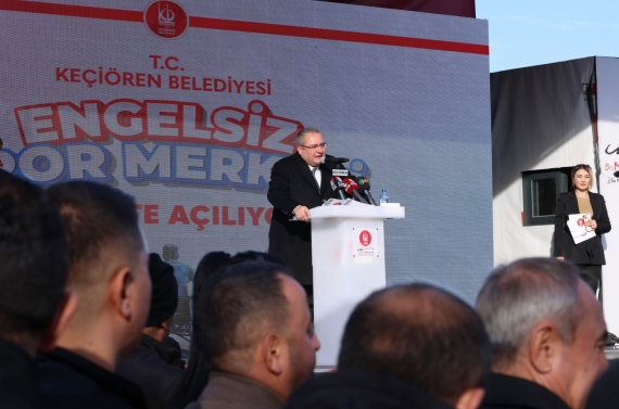 Keçiören’de engelsiz spor merkezi hizmete açıldı