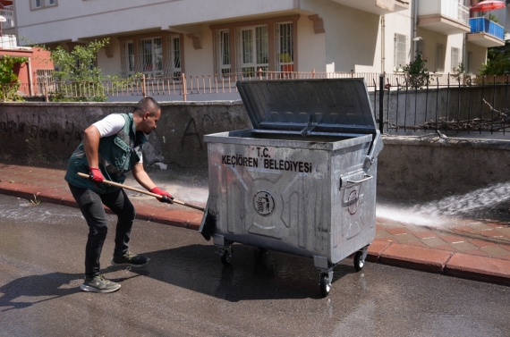 Keçiören’de geniş kapsamlı temizlik seferberliği