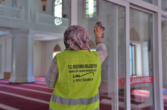Keçiören’de ibadethaneler pırıl pırıl