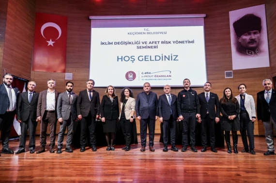 Keçiören’de “İklim Değişikliği ve Afet Risk Yönetimi” semineri düzenlendi