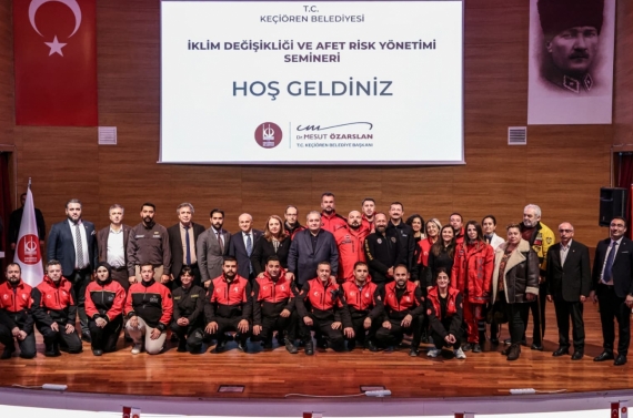 Keçiören’de “İklim Değişikliği ve Afet Risk Yönetimi” semineri düzenlendi