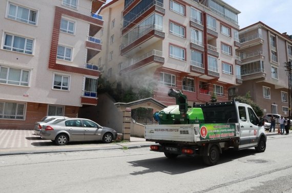 Keçiören’de ilaçlama çalışmaları hızlandı