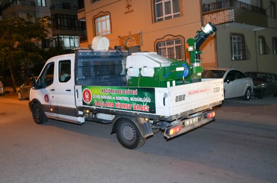 Keçiören’de ilaçlama çalışmaları hızlandı