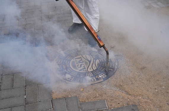 Keçiören’de kışlak mücadelesi ve bordo bulamacı uygulaması