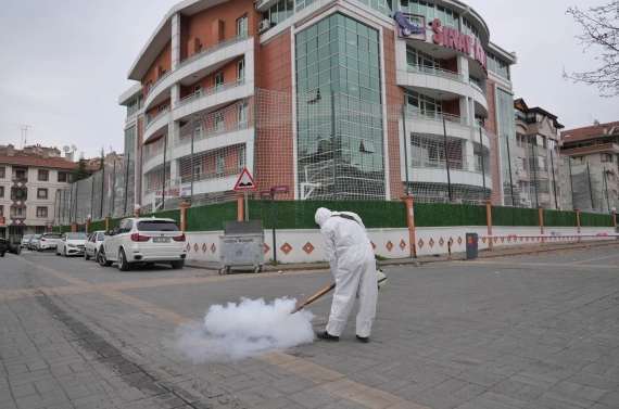 Keçiören’de kışlak mücadelesi ve bordo bulamacı uygulaması