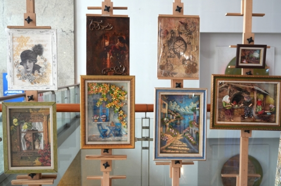 Keçiören’de konukevi sakinleri el emeği ürünlerini sergiledi