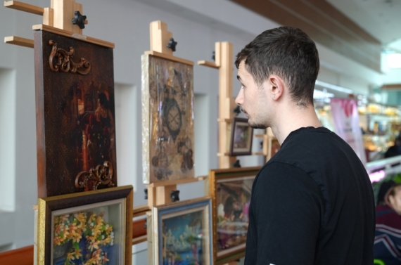 Keçiören’de konukevi sakinleri el emeği ürünlerini sergiledi