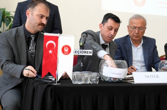 Keçiören’de kurban satış alanları noter huzurunda kura ile belirlendi