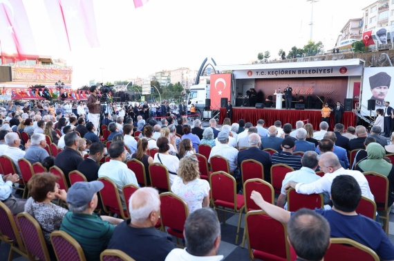 Keçiören’de matem aşı ve aşure lokması paylaşıldı