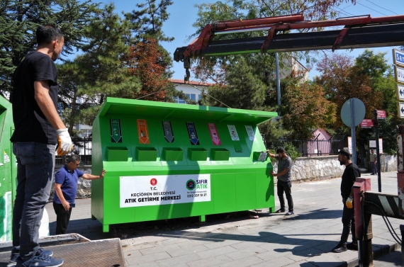 Keçiören’de Mobil Atık Getirme Merkezleri yenileniyor
