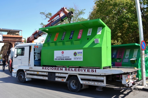 Keçiören’de Mobil Atık Getirme Merkezleri yenileniyor