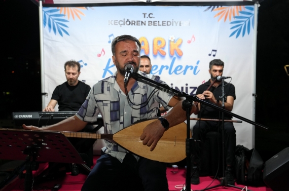 Keçiören’de park konseri coşkusu devam ediyor