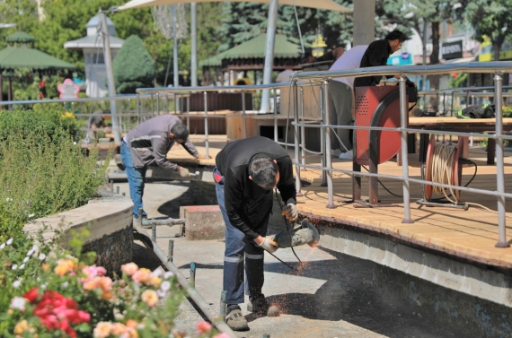 Keçiören’de parklar yenileniyor
