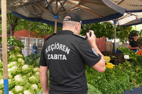 Keçiören’de semt pazarlarına sıkı denetim