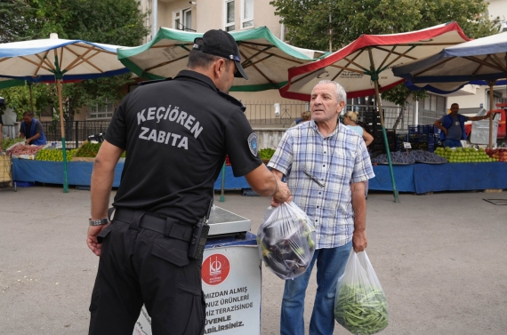 Keçiören’de semt pazarlarına sıkı denetim