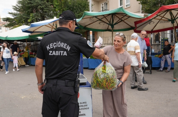 Keçiören’de semt pazarlarına sıkı denetim