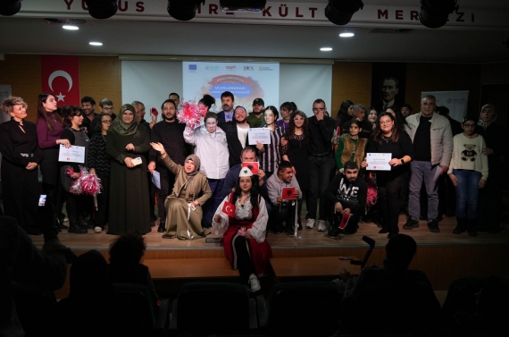 Keçiören’de “Sese Güç Ver” projesiyle engeller sanatla aşıldı