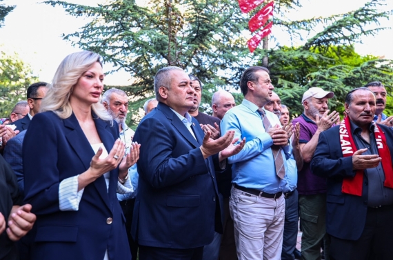 Keçiören’de Şeyh Şamil anısına büst açılışı yapıldı