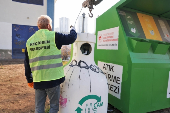 Keçiören’den geri dönüşüme büyük katkı