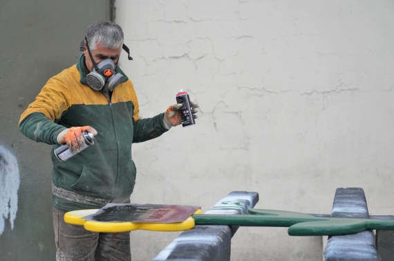 Keçiören’in park ve bahçeleri yenileniyor