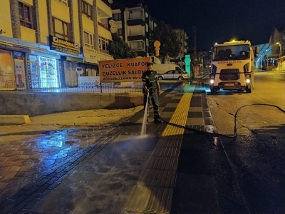 Keçiören’in tüm sokakları haftada bir kez yıkanıyor