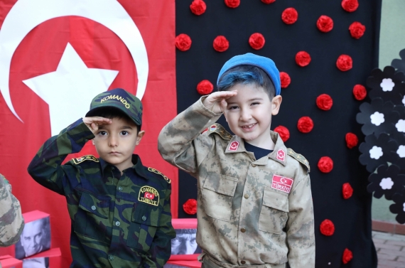 Keçiörenli çocuklar Atatürk’ü sevgi ve saygıyla andı