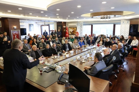 Keçiörenli muhtarlardan Başkan Özarslan’a destek ziyareti