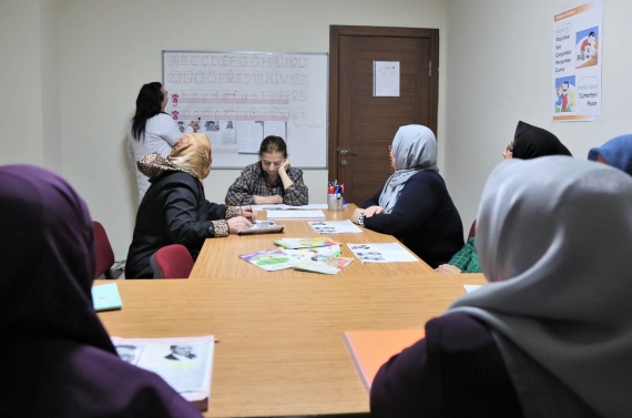 KEÇMEK’lerde okuma yazma kurslarına yoğun ilgi