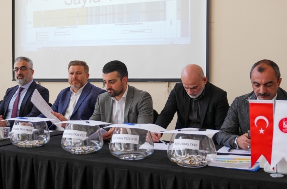 Kurban satış yerleri noter huzurunda kura ile belirlendi