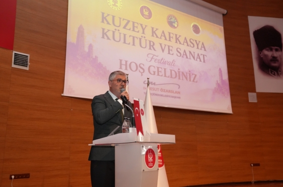 Kuzey Kafkasya Kültür ve Sanat Festivali renkli görüntülerle sona erdi