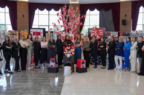 Minik ellerin hünerleri sergide görücüye çıktı