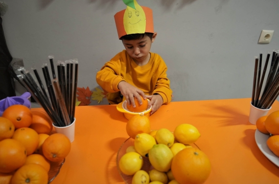 Miniklerden renkli C Vitamini Şenliği