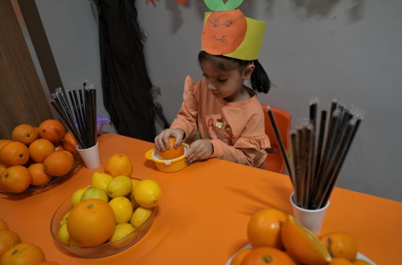 Miniklerden renkli C Vitamini Şenliği