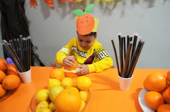 Miniklerden renkli C Vitamini Şenliği