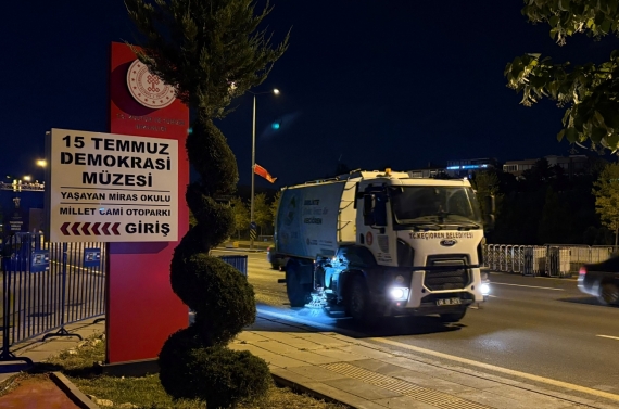 NATO Zirvesi öncesi Keçiören’de yoğun temizlik mesaisi