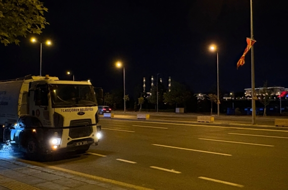 NATO Zirvesi öncesi Keçiören’de yoğun temizlik mesaisi