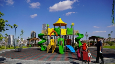 Nursultan Nazarbayev Parkı’nın yapımı tamamlandı