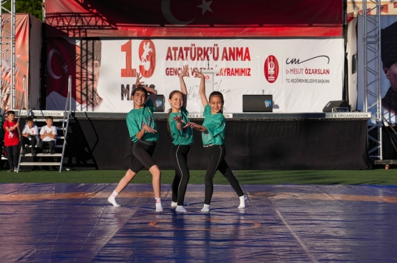 Özlem duyulan 19 Mayıs kutlamaları Keçiören’i coşturdu