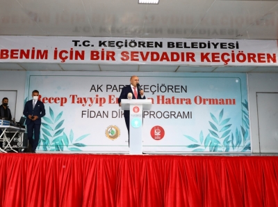 Recep Tayyip Erdoğan Hatıra Ormanı fidanlarla buluştu