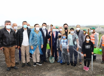Recep Tayyip Erdoğan Hatıra Ormanı fidanlarla buluştu