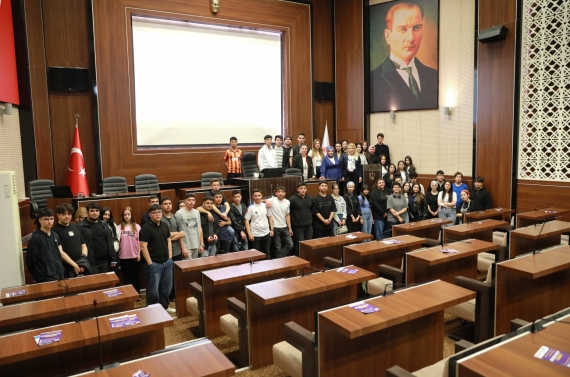 Sınava hazırlanan öğrencilere destek