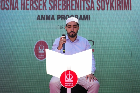 Srebrenitsa şehitleri Keçiören’de anıldı